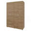 Armoire 2 portes avec tablette et tiroirs