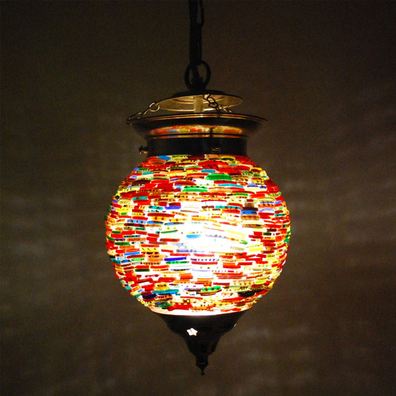 Caver 1 - Light Black Sphere Pendant