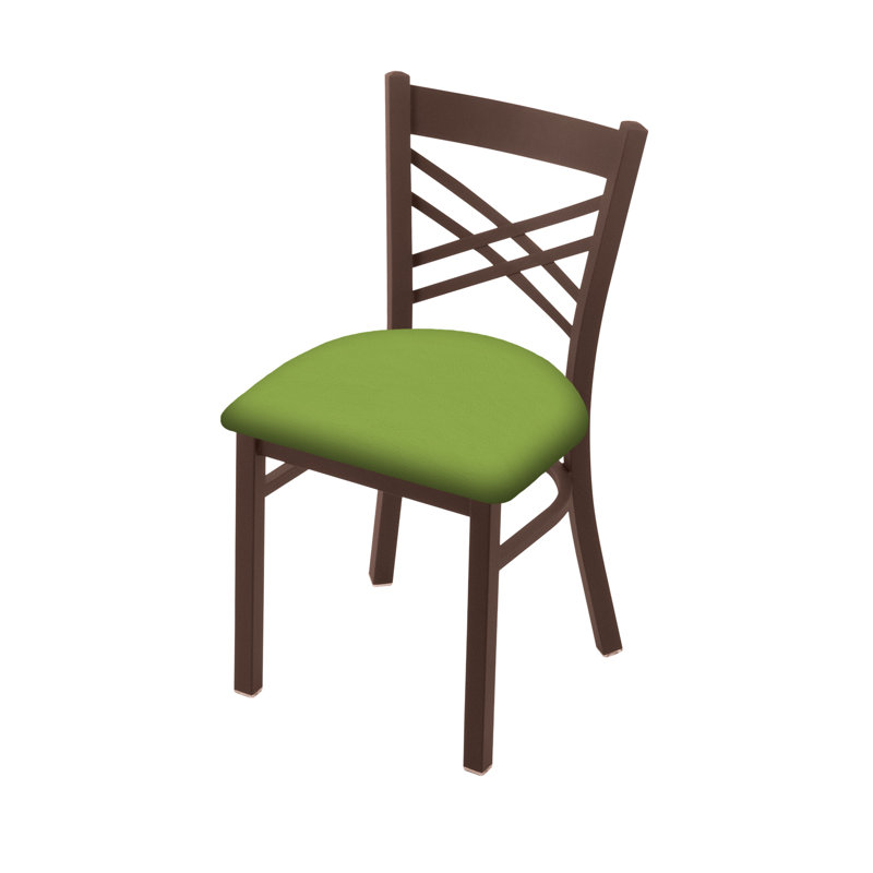 Chaise de salle à manger Catalina, Bronze, Vinyle - Canter Kiwi - vert