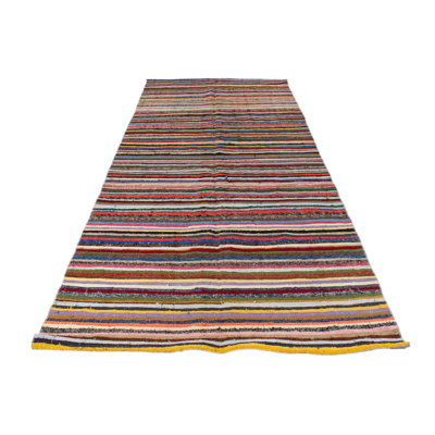 5x12 Multicolor Turkish Tribal Runner