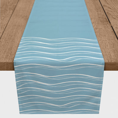 Bende Rectangle Striped Polyester Table Runner