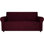 Housse de canapé super extensible (71 po à 91 po), housses de canapé à rayures avec fond élastique les plus récentes, tissu spandex confortable et durable (canapé)