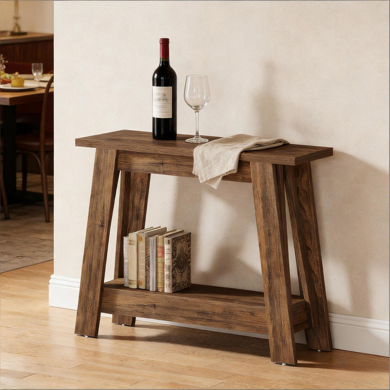 Console rustique (seulement avec table basse)