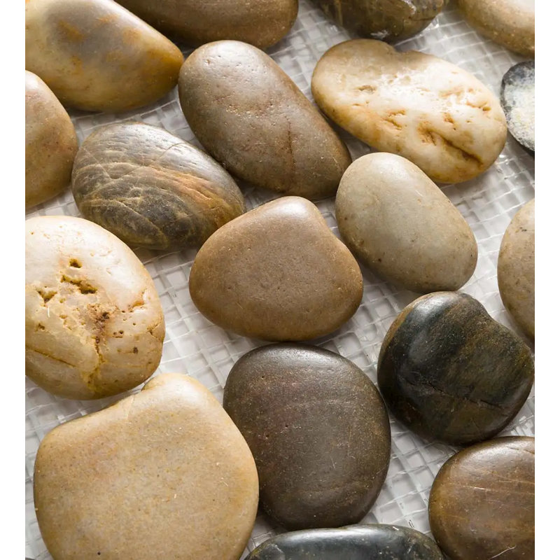 Pierres de rivière naturelles, ensemble de 3