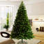 Arbre de Noël articulé artificiel pré-éclairé avec support pliable
