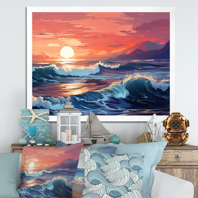 «Rainbow Beach Sunset III», reproduction sur toile