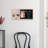 Photo Frame Keys Holder,Wall Mount Key Hooks Organizer Photo Board with Key Hanger Interior Decor