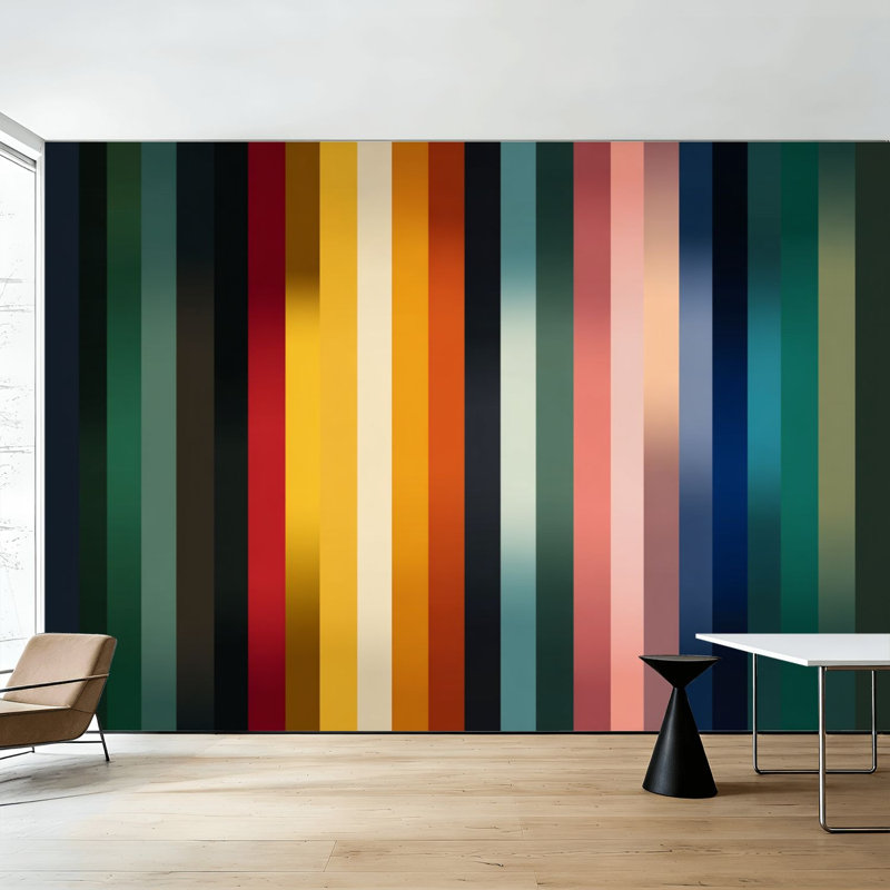 Adhésif mural amovible auto-adhésif et amovible, L 99,6 po x l 144 po