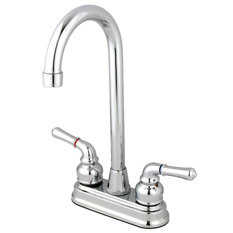 Magellan Centerset Bar Faucet, Polished Chrome