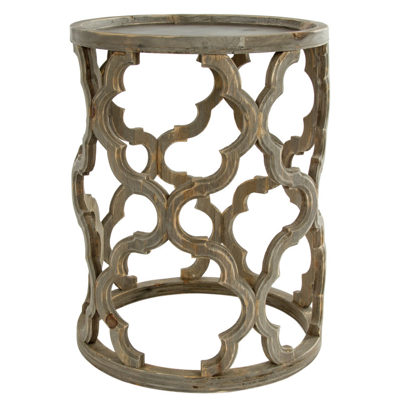 Glazier Tray Top End Table, Grey