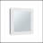 Luma Medicine Cabinet With Mirror Door 20.5" High Cabinet Organizer With Two Interior Shelves  For Bathroom, Kitchen, Mudroom-1618525276