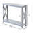 2-Tier Console Table, Sofa Side Table With Storage Shelf, Behind Sofa Table