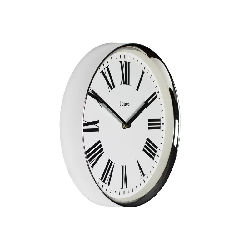 Heartbeat Acrylic Wall Clock, Silver