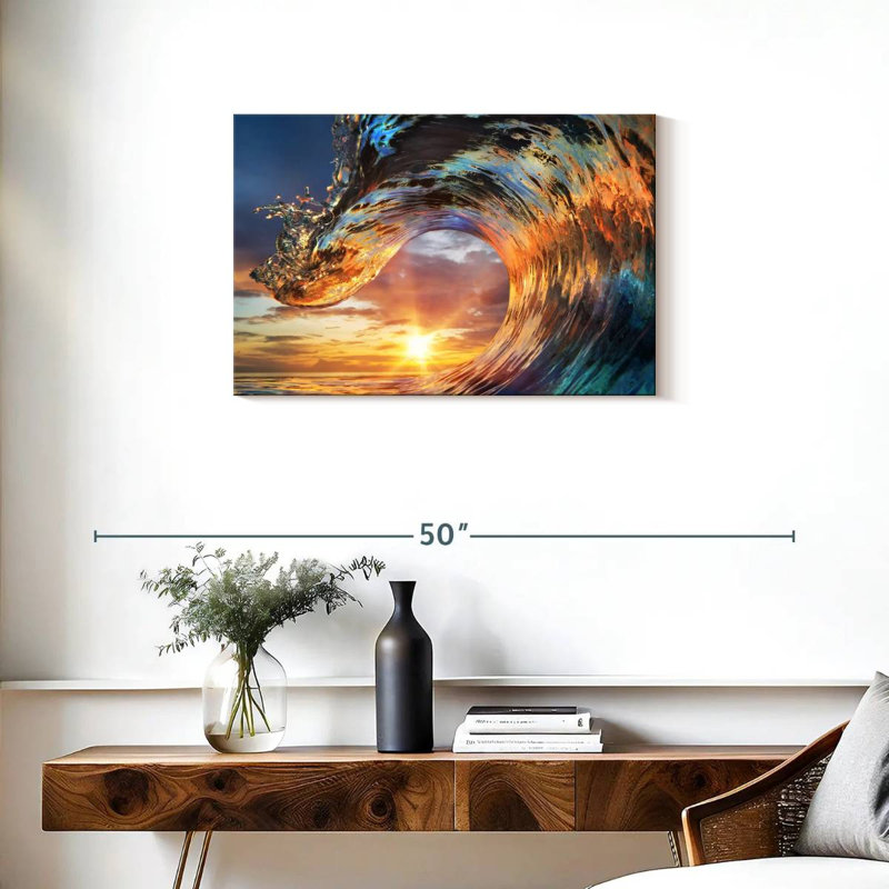 Gillard Curling Ocean Wave, H 20 po x l 30 po