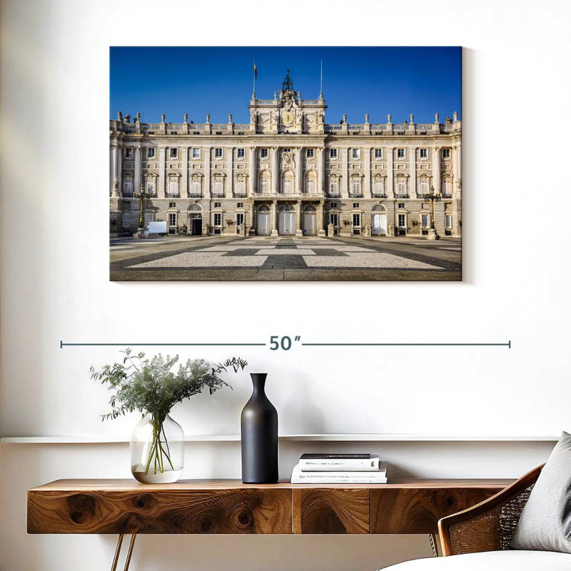 Palais royal de Madrid, H 26 po x l 39 po