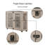 Corner Small Animal Cage with Ramp and Hide House-1857133550