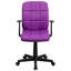 Mid-Back Quilted Vinyl Swivel Task Office Chair-777223924-777223927