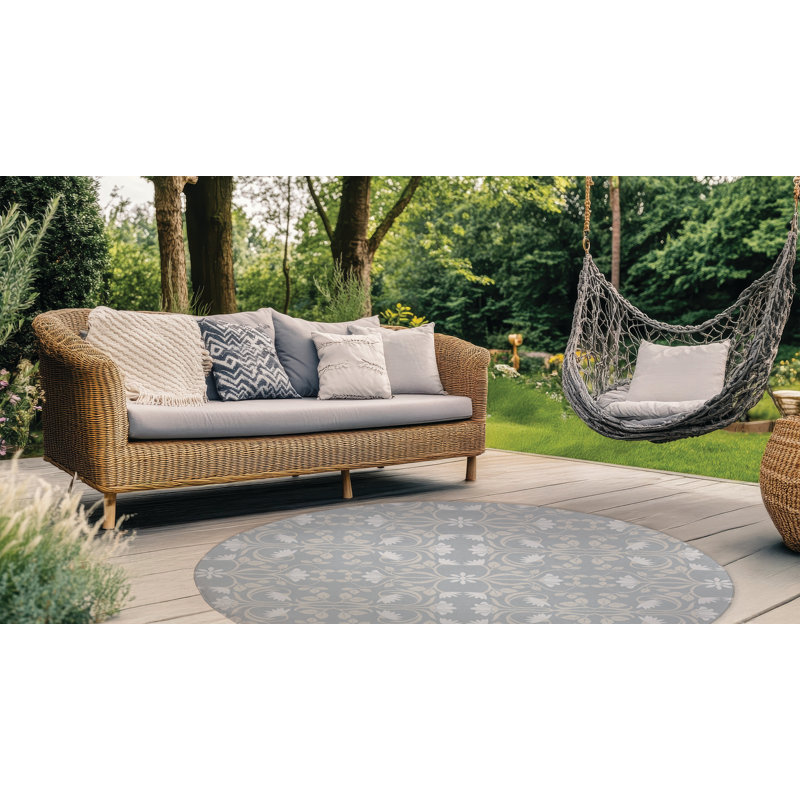 Tapis d'extérieur Savanah, Rond 5 pi