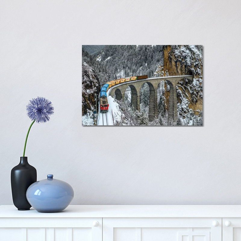 Transalpine 1 Piece Wrapped Canvas Wall Art, 30.48 cm H x 45.72 cm W