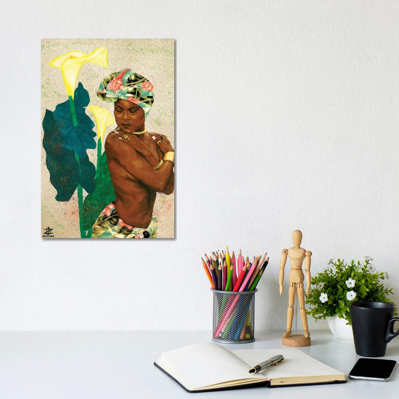Woman Strong II by Alonzo Saunders - Wrapped Canvas Gallery-Wrapped Canvas Giclée, 20.32 cm H x 30.48 cm W