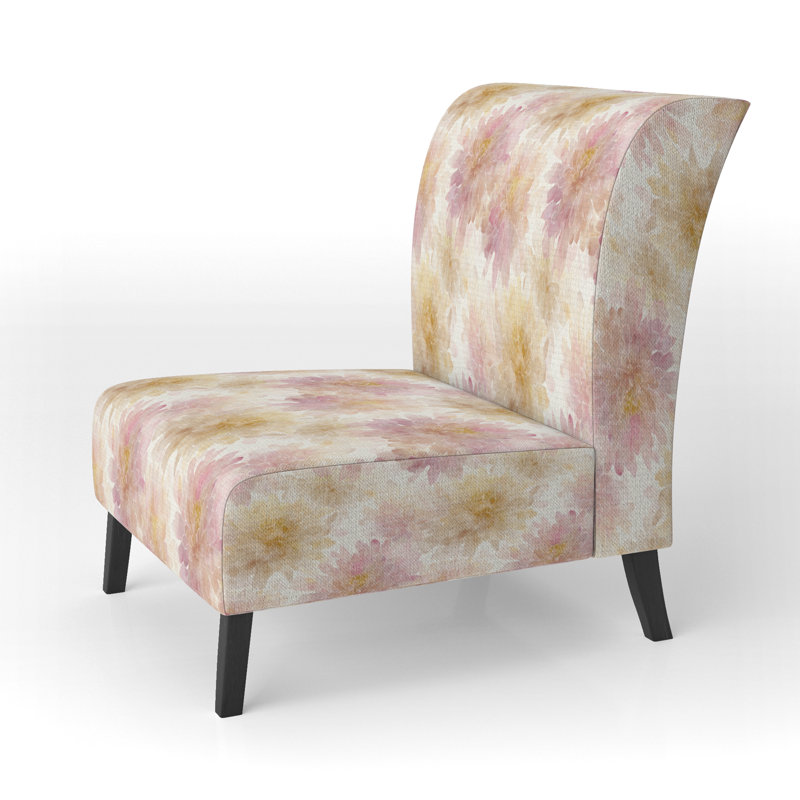 Fauteuil de chambre Floral, Pantoufle sans accoudoirs
