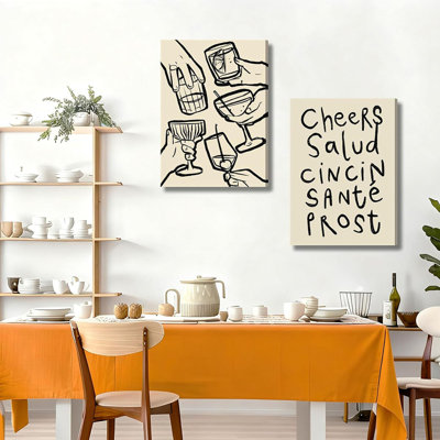 2 Piece Wrapped Canvas Print