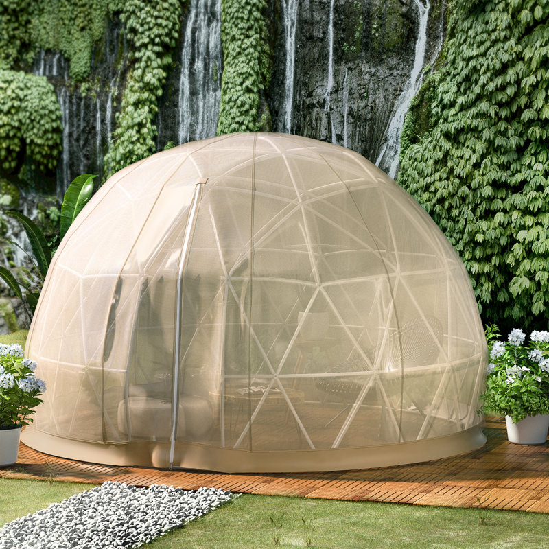 Tent, 220cm H x 365cm W x 365cm D