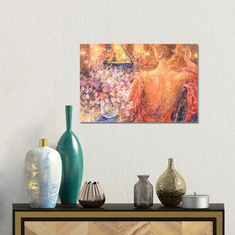 Its About The Piano Player 1 Piece Wall Art on Canvas, 30.48 cm H x 45.72 cm W, No Frame