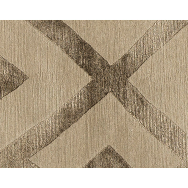 Tapis champagne noué à la main de haute qualité