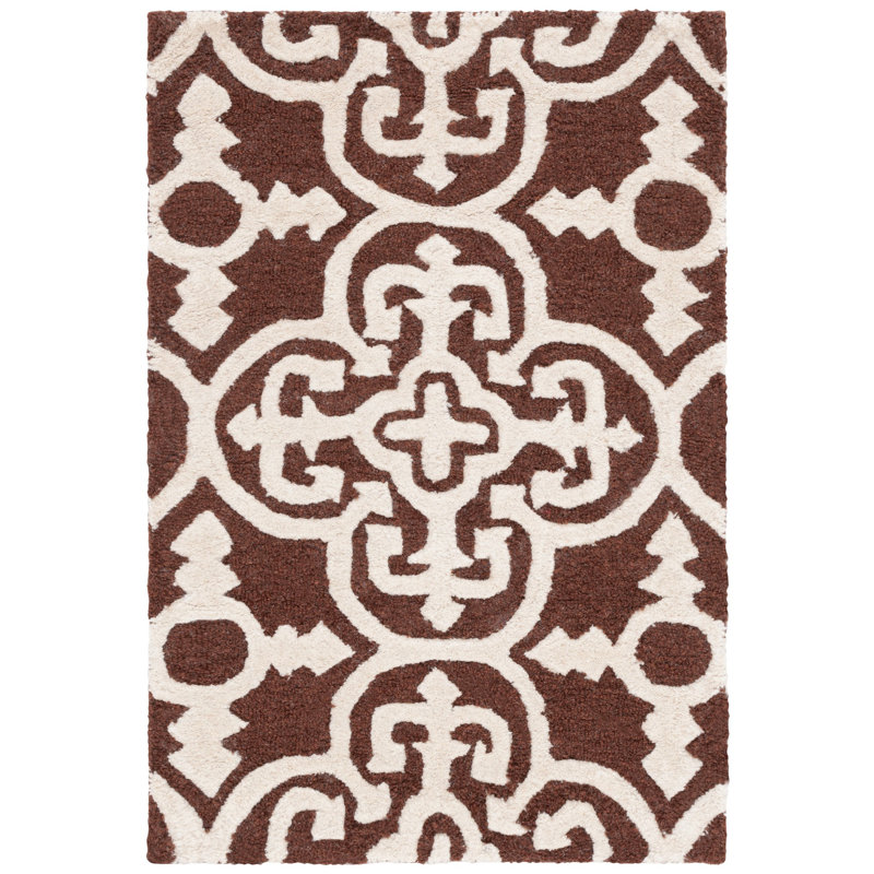 Cambridge Hand Tufted Wool Geometric Rug, Rectangle 2' x 3'