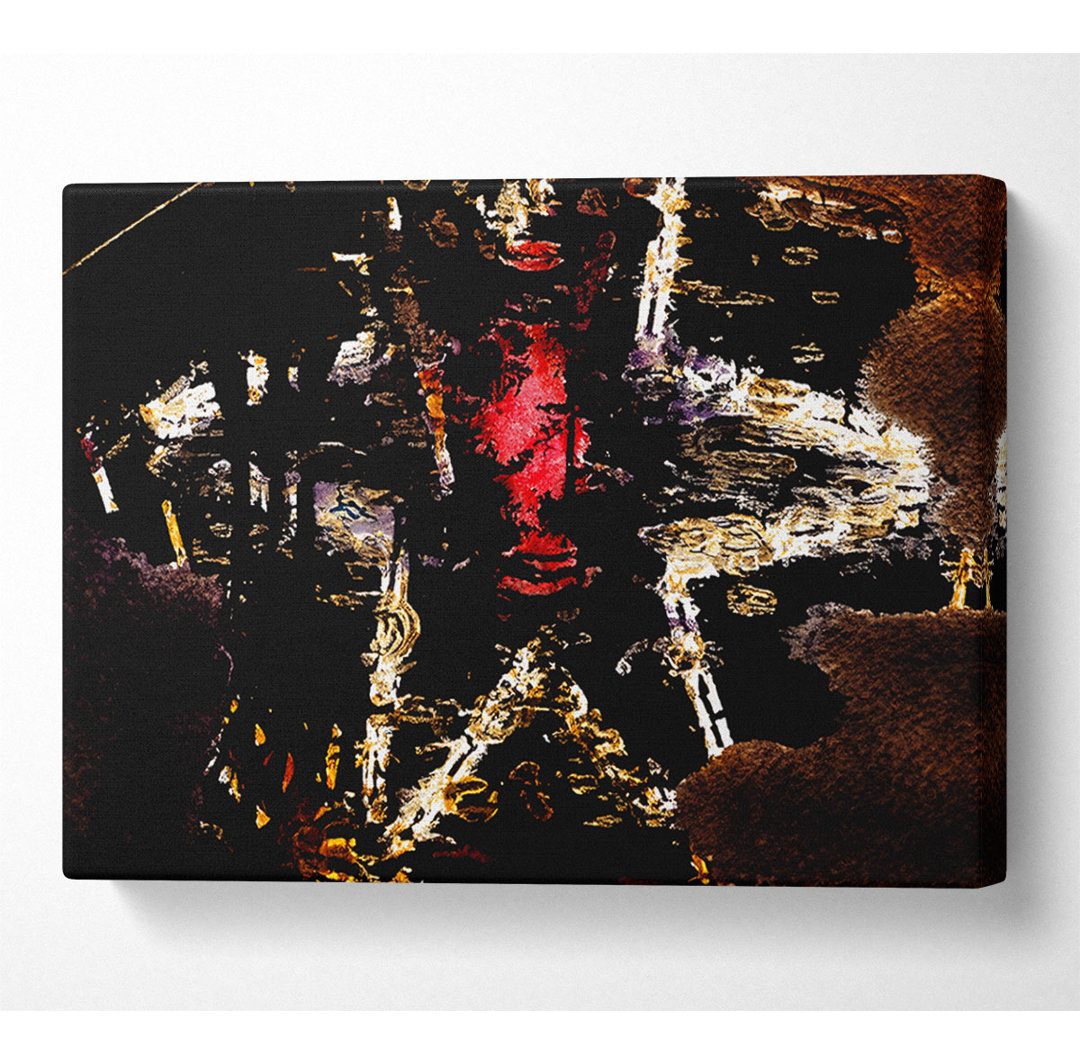 Rainy Night - Kunstdrucke auf Leinwand - Wrapped Canvas