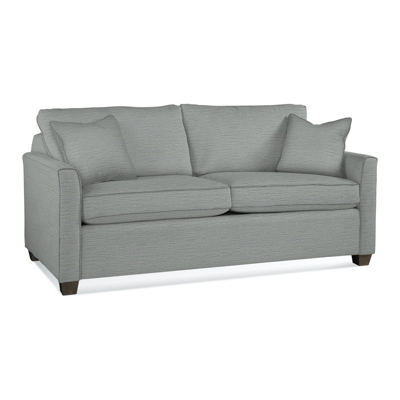 Charleston 77" Sleeper Sofa , Eggshell Polyester Blend, Air Dream, Honey