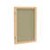 Enclosed Cabinet Fabric Bulletin Board