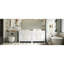 Ensemble de meuble-lavabo 72 po avec lavabo en céramique, meuble-lavabo simple autoportant moderne à 4 tiroirs et 2 armoires, meuble de rangement pour la salle de bain, ensemble de meuble-lavabo à cadre en bois massif-118024443