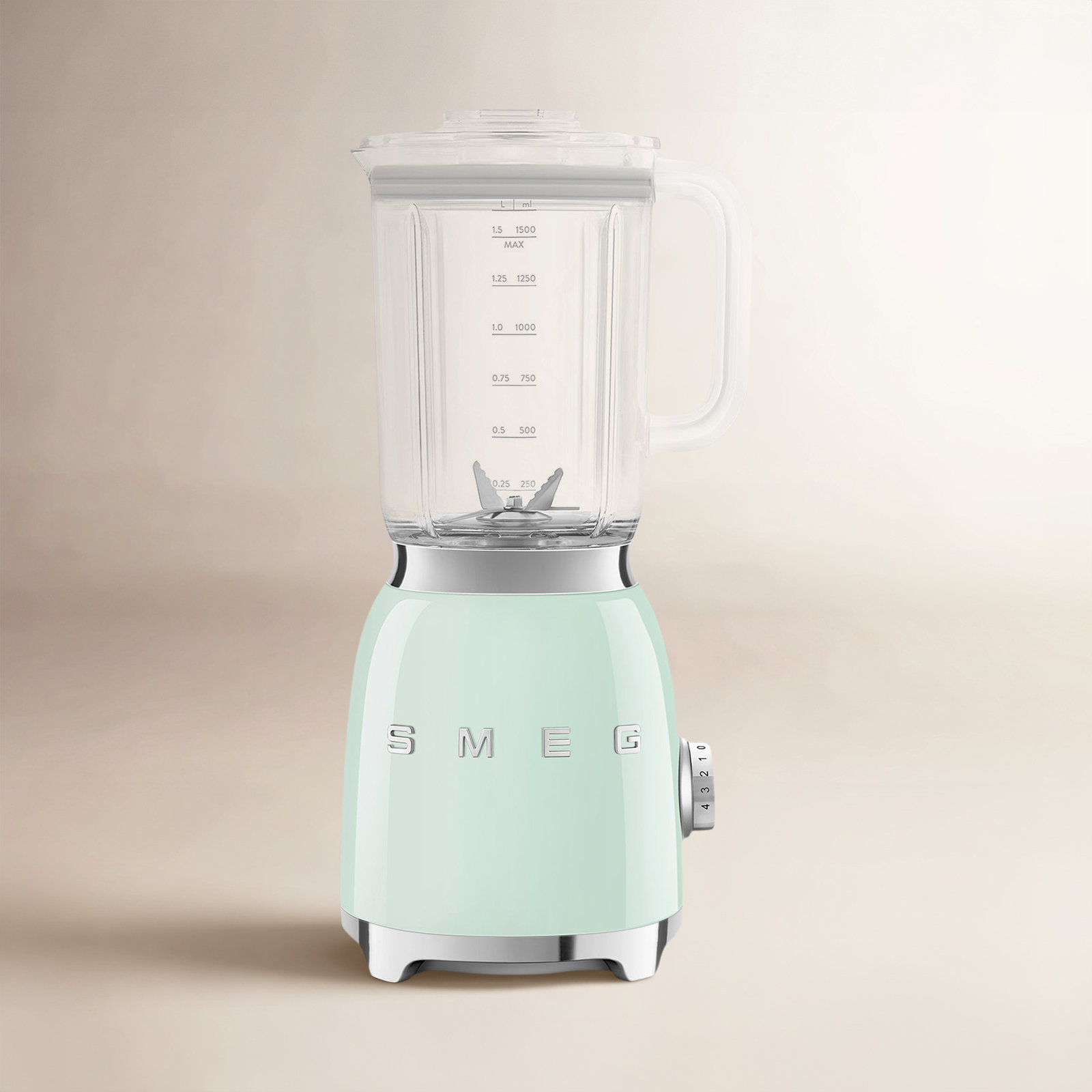 50's Retro Style Countertop Blender, Pastel Green