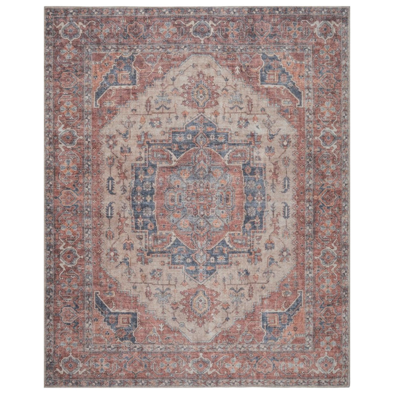 Calla Easy Care Rug, Ink, 8'2" x 10'2"