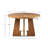 Kennedy 44" Round Trestle Dining Table with X-Base Design
