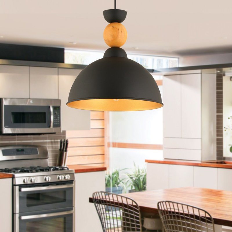 Lustre noir élégant Elegant, structure en métal, plaque de base 11,8 po x 9,8 po | Hauteur: 11,8 po à 51,2 po | Douille E27, 40 W maximum (ampoule non incluse) | Parfait pour la salle à manger et l'espace de vie, design élégant et fonctionnel