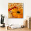 «Golden Gerbera 2» par Art Licensing Studio, art mural sur toile