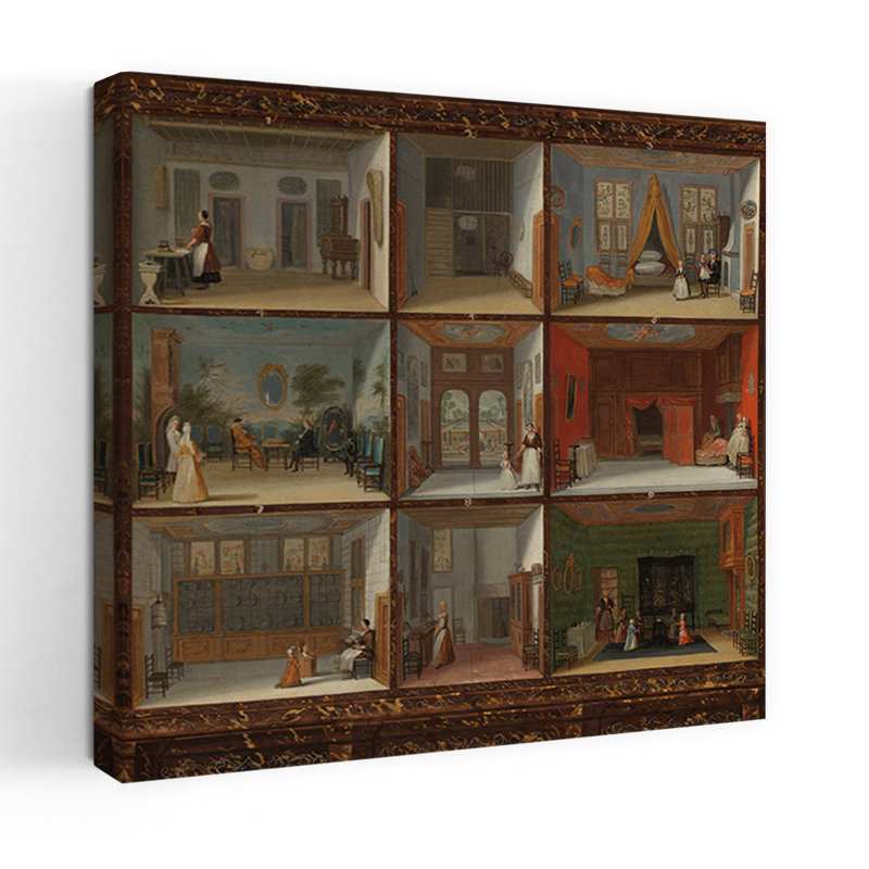 Art contemporain, architecture contemporaine classique, H 24 po x l 24 po