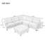 Canapé modulaire en U 6 pièces Seraphine-106241107