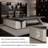102.36"Gray Manufactured Wood L-Shaped Office Desk-72679629