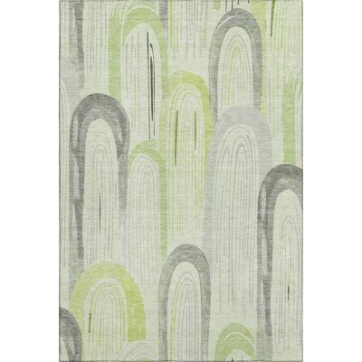 Premium Machine Washable Harjo AMF1588 Geometric Rug