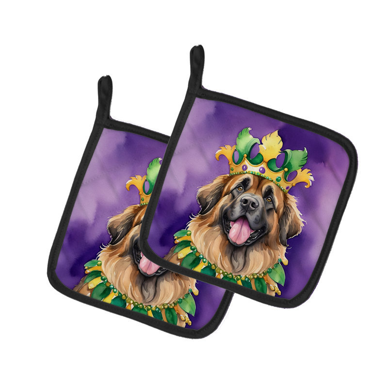 Paire de poignées Leonardger King of Mardi Gras