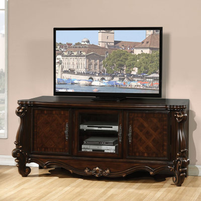 Wooden TV Stand With 3 Doors