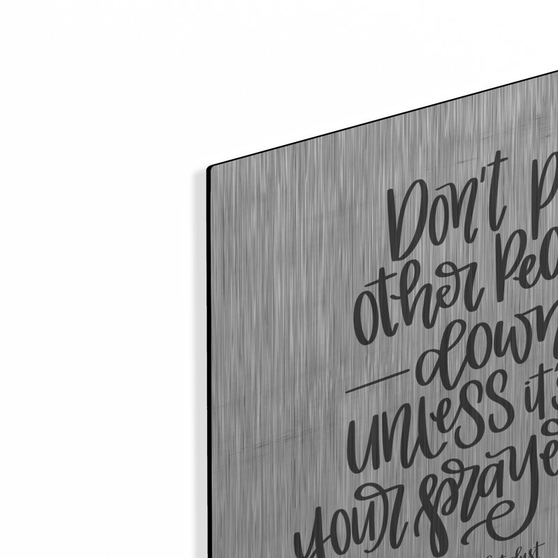 «Prayer List» par Imparfect Dust, H 12 po x l 12 po