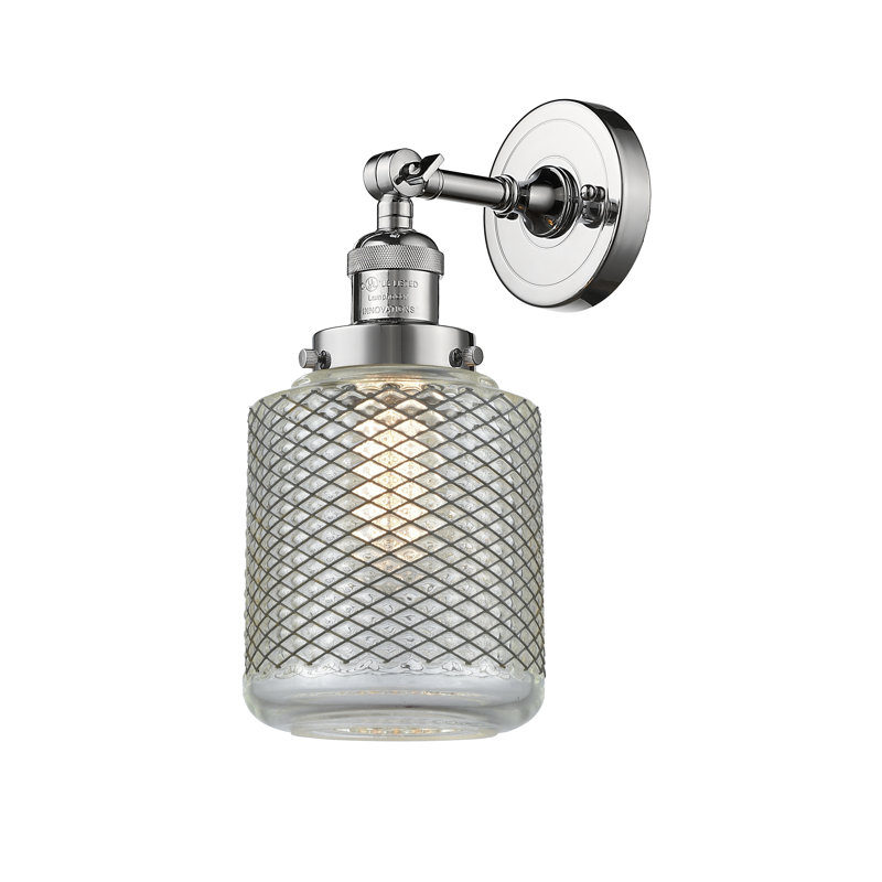 Iyana Dimmable Bath Sconce, 6 Watt Vinage LED Bulb, Polished Chrome
