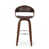 Simili cuir brun foncé