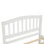 Structure de lit simple avec lit gigogne en bois, blanc-1976134401