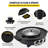 VEVOR 20.3" x 18.1" D Portable Indoor/Outdoor Use 2 - Burner Countertop Electric Grill